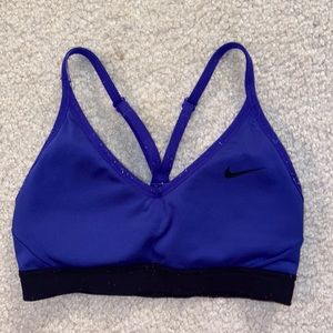 blue nike sports bra